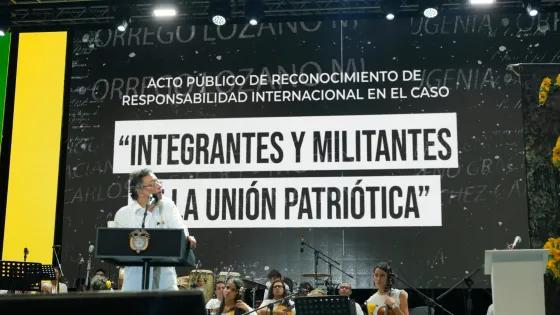 Colombia pide perdón por el exterminio de la Unión Patriótica