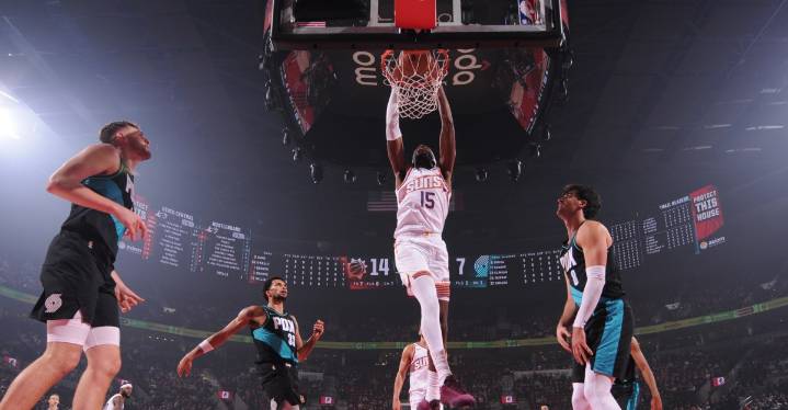 Shorthanded Blazers Prove No Match for Suns in Frustrating Loss