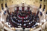 Juraron los nuevos senadores menos Villaverde