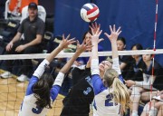 3 stars of the game in 2025 Group 3 girls volleyball final between Princeton & Millburn