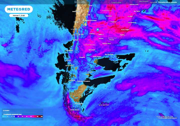 Primera semana de noviembre con inestabilidad de a pulsos y lluvias localmente abundantes en Argentina