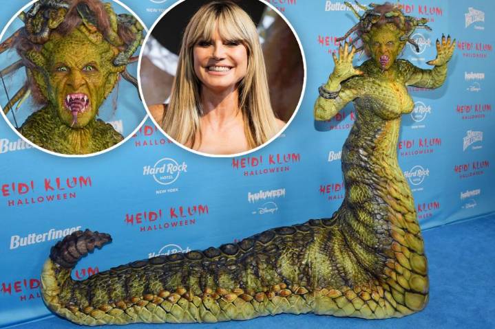 Heidi Klum unveils wild Medusa costume at her Halloween 2025 party in NYC