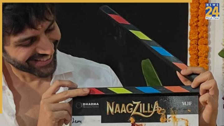 Kartik Aaryan Kickstarts Shooting For 'Naagzilla' On 1st Anniversary Of Bhool Bhulaiyaa 3; Confirms Release Date