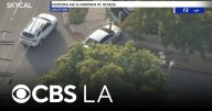 Driver chases suspect during stolen vehicle pursuit in Los Angeles