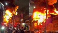 Voraz incendio estructural consumió una fábrica en el barrio 12 de Octubre, en Bogotá