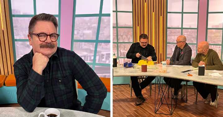 Nick Offerman’s X-Rated Comment During Live Broadcast Leaves Talk Show Hosts Scrambling To Apologize