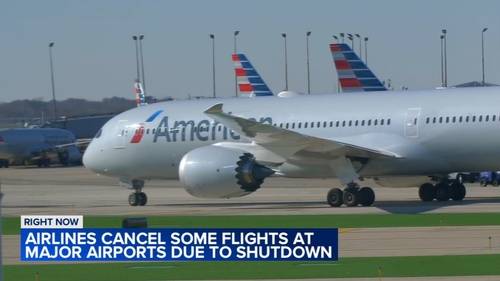 National airspace system status: Flight cancellations at Chicago's O'Hare, Midway airports begin as FAA reduces capacity