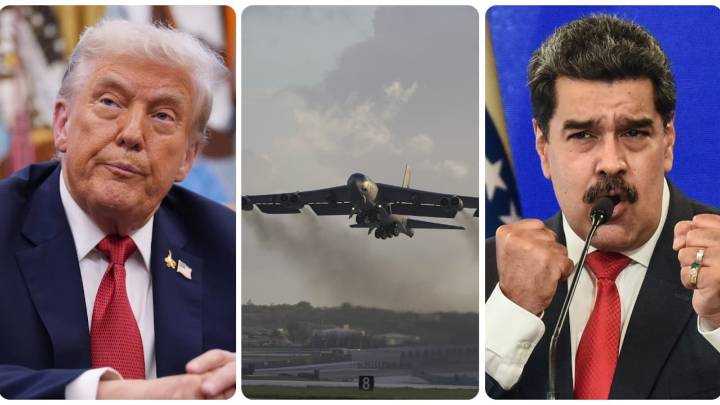 Cinco aviones militares estadounidenses volaron cerca a las costas de Venezuela. Esto se sabe al respecto