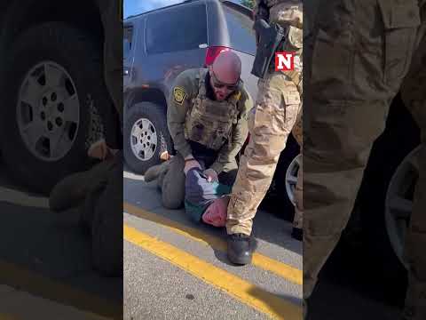 Drama Erupts As ICE Agents Try To Restrain Man
