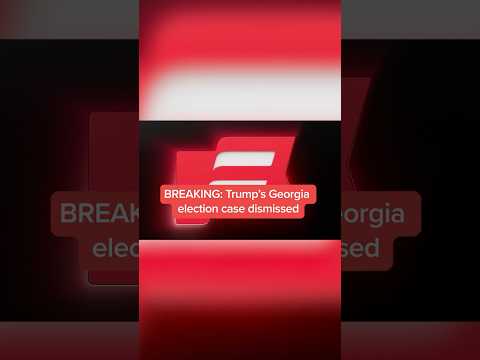 BREAKING: Trump's Georgia election case dismissed