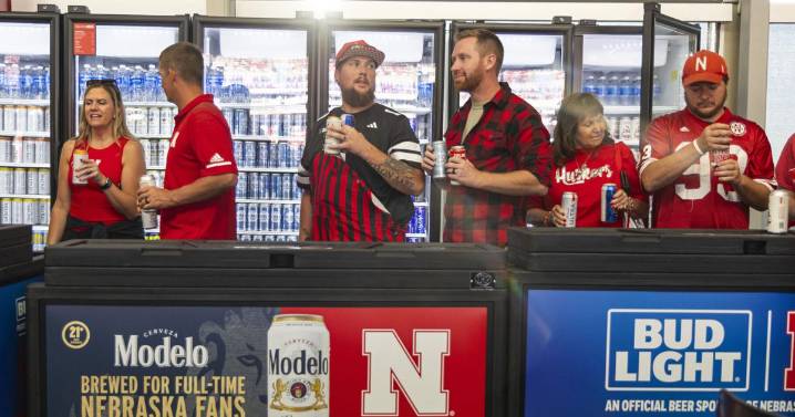 Go Beer Red! Nebraska fans on track to lead country in booze sales.