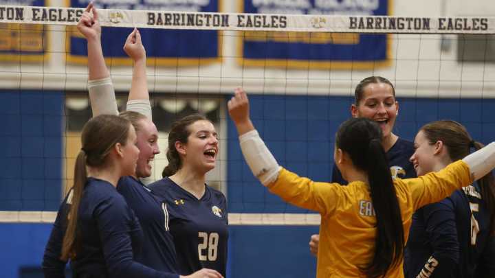 Barrington girls volleyball advances to the D