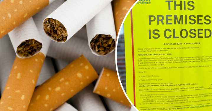 Sydney news: NSW Government shuts down two St Leonards tobacco shops suspected of being in the illicit trade