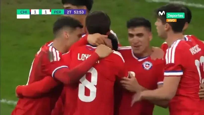Con 10 jugadores, Chile silenció a Perú con un gol de Felipe Loyola [VIDEO]