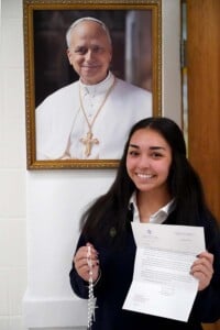 Notre Dame senior asks the Pope to visit Chattanooga