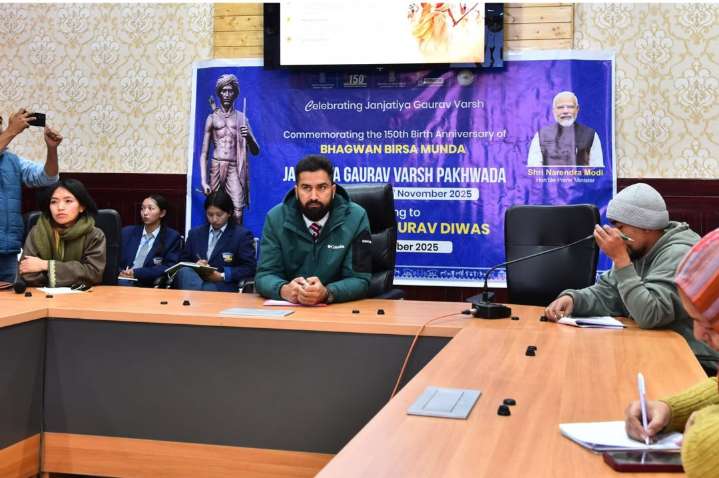 Leh observes Janjatiya Gaurav Diwas with student participation and Nasha Mukt Bharat pledge