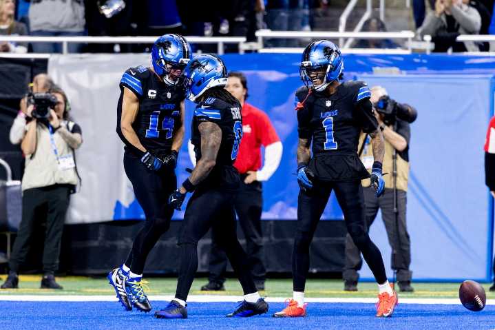 PFF grades, snap counts: Lions WR bounces back and Jahmyr Gibbs thrives vs. Giants