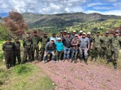 Las montañas de Boyacá renacen gracias al Ejército Nacional, autoridades y comunidades