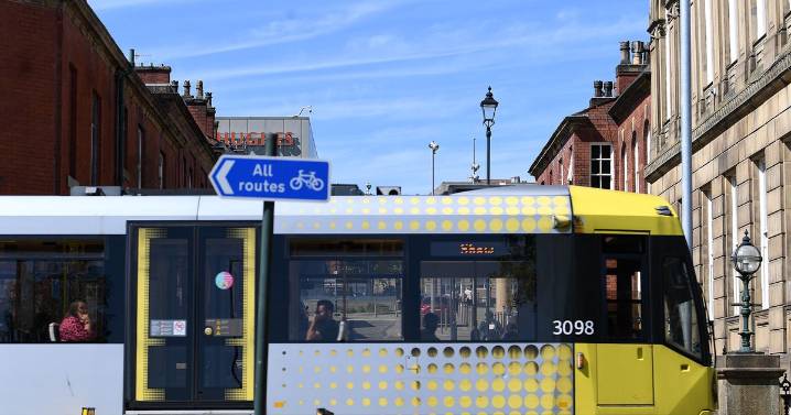 Metrolink line blocked after tram crashes with car following police chase