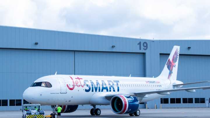 Solo un número reducido de los vuelos de JetSmart requieren la actualización solicitada por Airbus