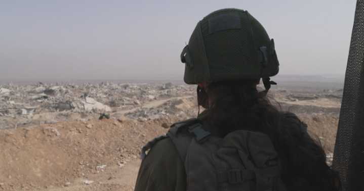 Israeli military brings CBS News to the edge of its control in Gaza, where destruction and uncertainty linger