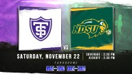 Live at 2:20 p.m.: North Dakota State Bison vs. the St. Thomas Tommies on WDAY