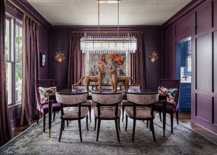 Artful interiors define a custom-built home near historic Decatur Square