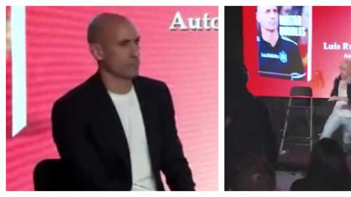 Luis Rubiales, el polémico dirigente que besó a la jugadora Jenni Hermoso, fue agredido con huevos, al parecer por su tío, en un evento: video
