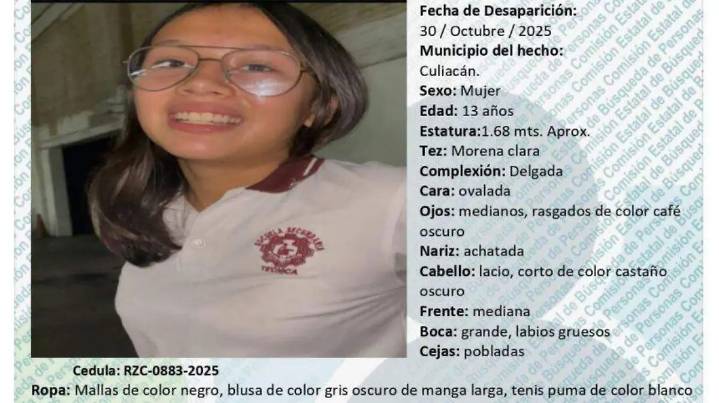 Autoridades buscan a Yuleni Guadalupe, adolescente de 13 años desaparecida en Costa Rica