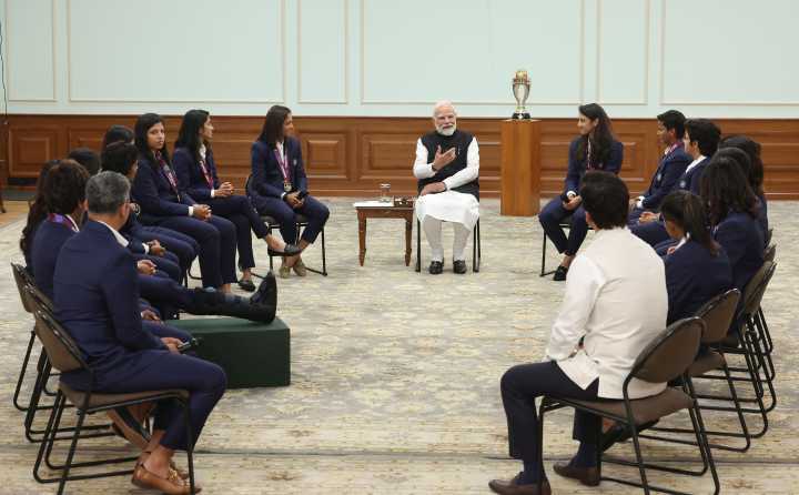 PM interacts with ICC Women’s World Cup 2025 champions