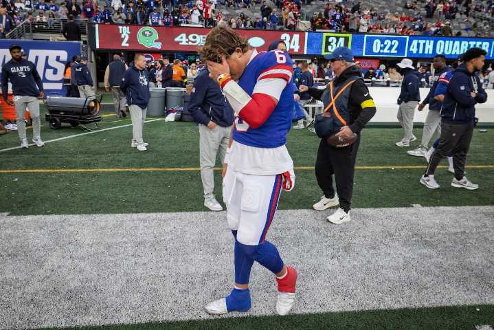 Giants' Jaxson Dart noticed all of those 49ers fans at MetLife Stadium