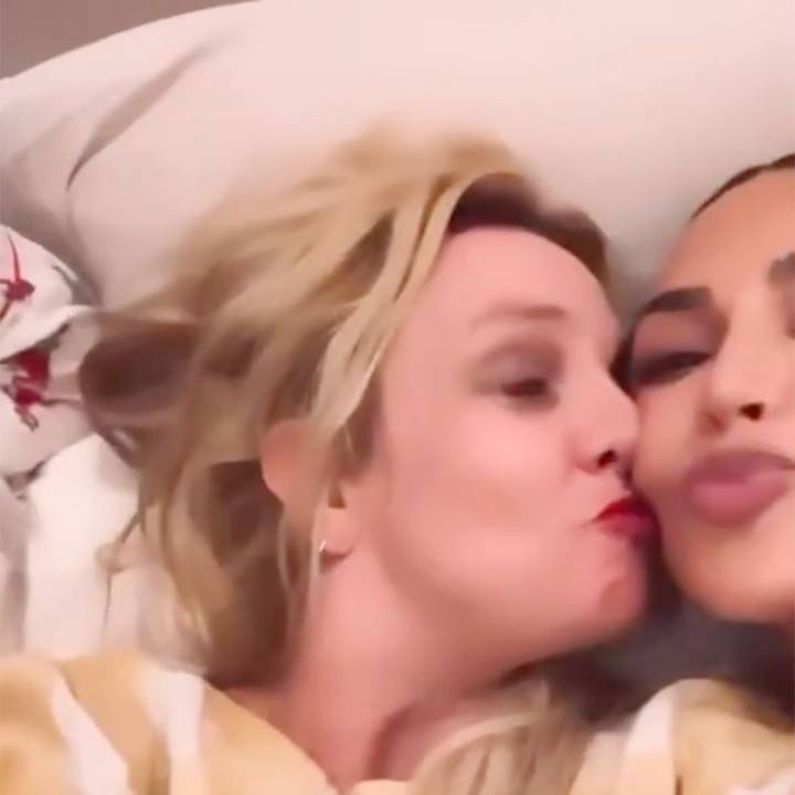 Britney Spears Posts Adorable Video from Khloé and Kim Kardashian Hangout