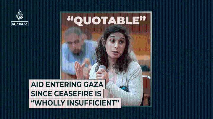 Aid entering Gaza since ceasefire is “wholly insufficient”