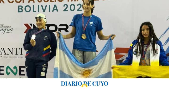 La nadadora sanjuanina que pidió ayuda para poder competir en Bolivia, tuvo premio: ganó la Copa Pacífico