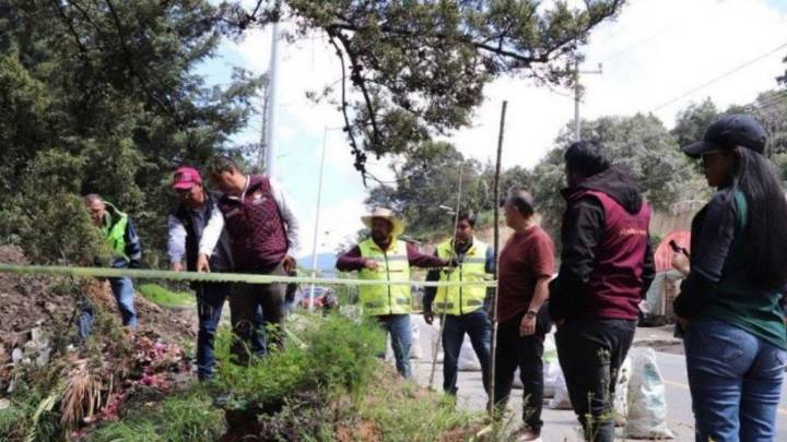 Mientras la alcaldesa Berenice Carrillo Macario omite medidas preventivas… En riesgo de colapso caminos de Temoaya