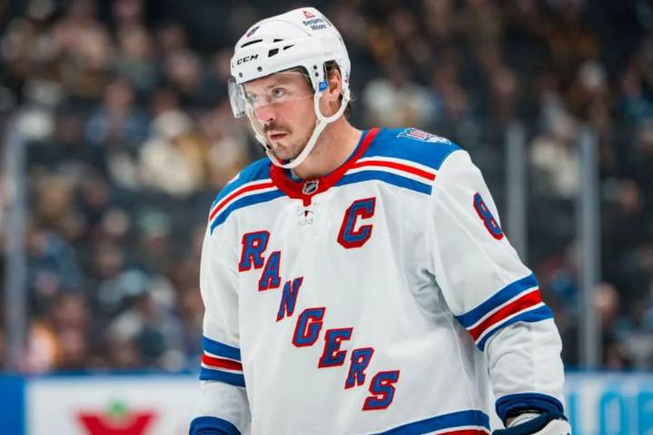 Rangers sticking with big-name first line in battle vs. Kraken
