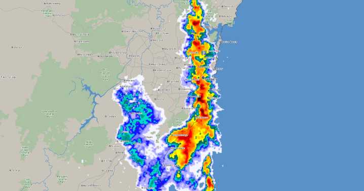Sydney thunderstorm: Severe storm sweeps Sydney bringing hail, heavy rainfall and damaging winds