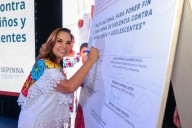 Mara Lezama firma el Pacto Nacional para Poner Fin a Toda Forma de Violencia contra la Niñez; Quintana Roo, el primer estado en sumarse