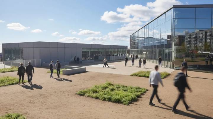 El pabellón polideportivo de Sanchinarro tendrá pistas de baloncesto, fútbol sala o voleibol