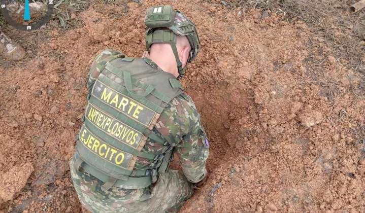 Disidencias pretendían activar explosivos en El Plateado: Ejército lo impidió