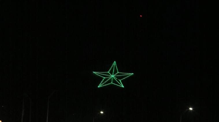 Brilla de verde la estrella de El Paso en homenaje a veteranos