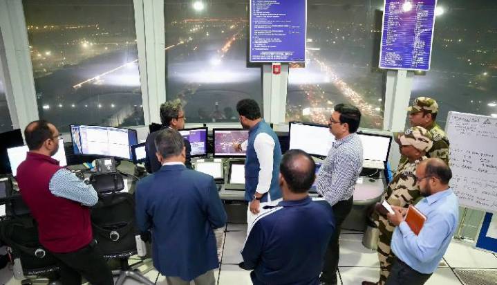 Civil Aviation Minister Reviews On-Ground Situation At Delhi ATC Towers After Tech Glitch