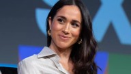 Meghan Markle Looks ‘Relaxed And Happy’ On Sets With Lily Collins & Brie Larson