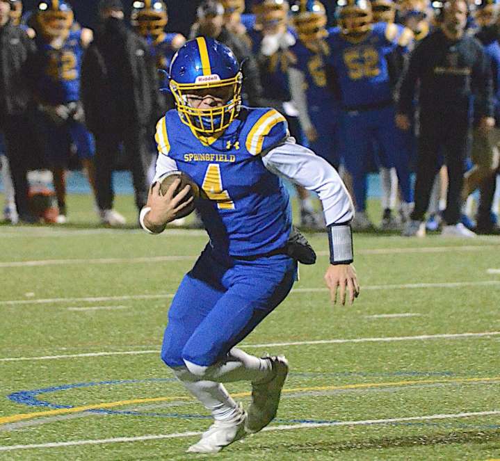 District 1 Class 5A Football: Springfield controls clock, advances to district final