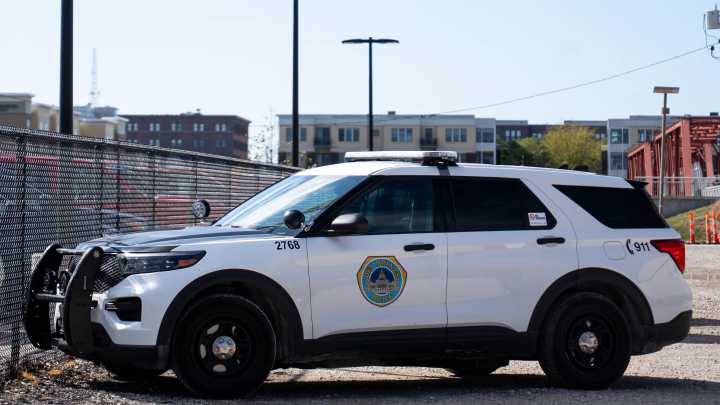 DMPD investigating video showing rifle on top of squad car