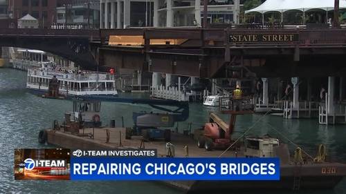 Chicago's race to repair iconic downtown river bridges leading to last