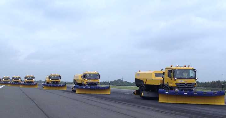 East Midlands Airport ready for winter with six new snowploughs