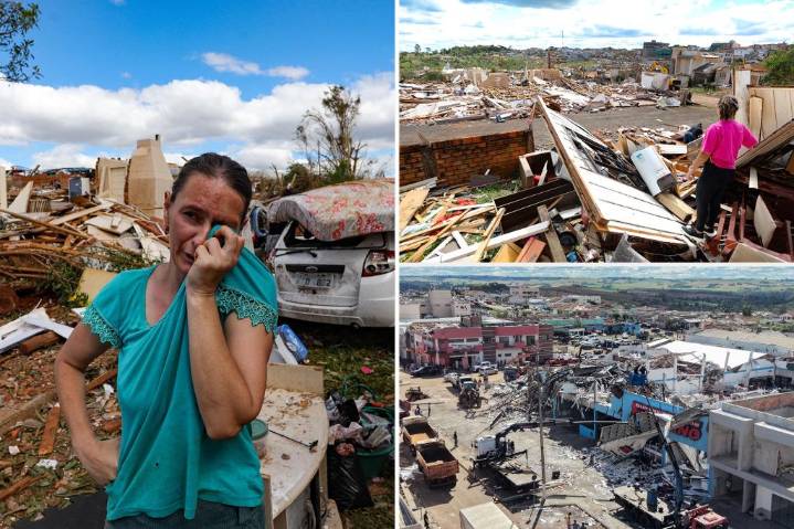At least 5 dead, hundreds injured after tornado rips through Southern Brazil