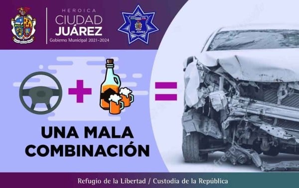 Mantiene Seguridad Vial patrullajes para detectar ebrios al volante