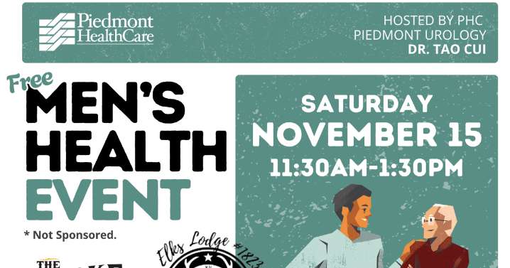 Free Men's Health Event planned for Nov. 15 at Statesville Elks Lodge